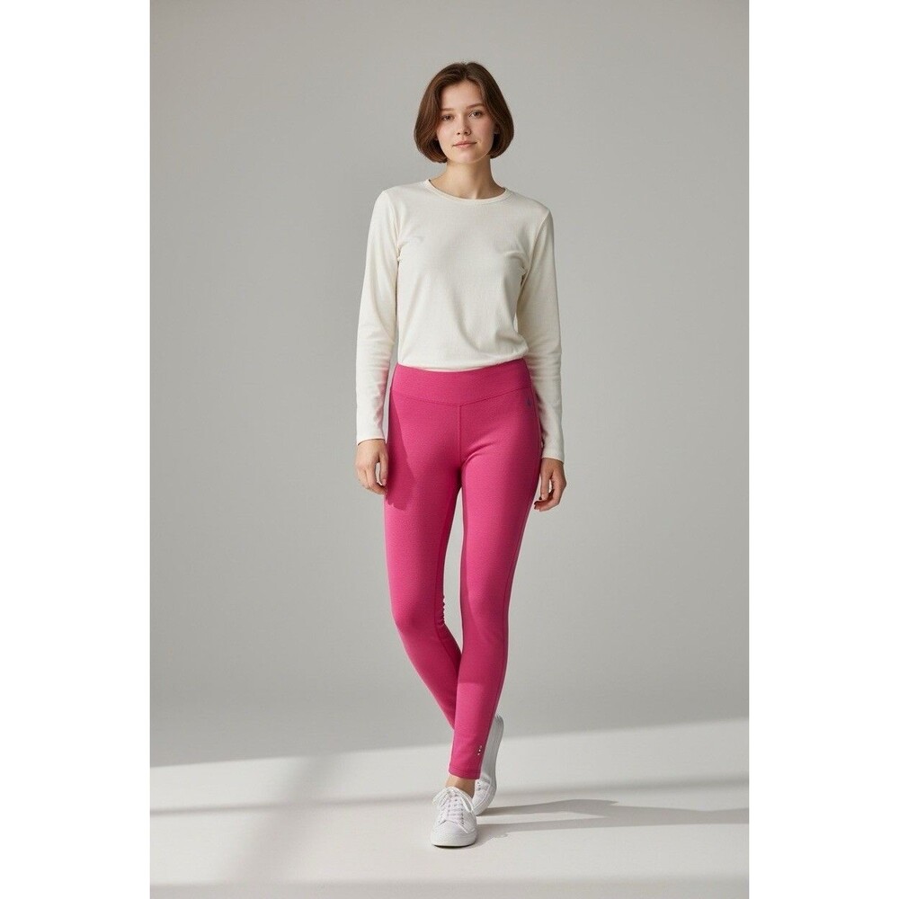 Smartwool NWT womens base layer pants merino wool Power Pink Large MSRP $115